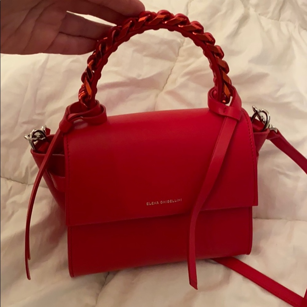 Elena Ghisellini red purse